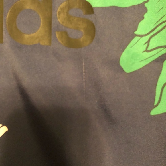 ADIDAS worn once tank large flowers street chique - Picture 7 of 8